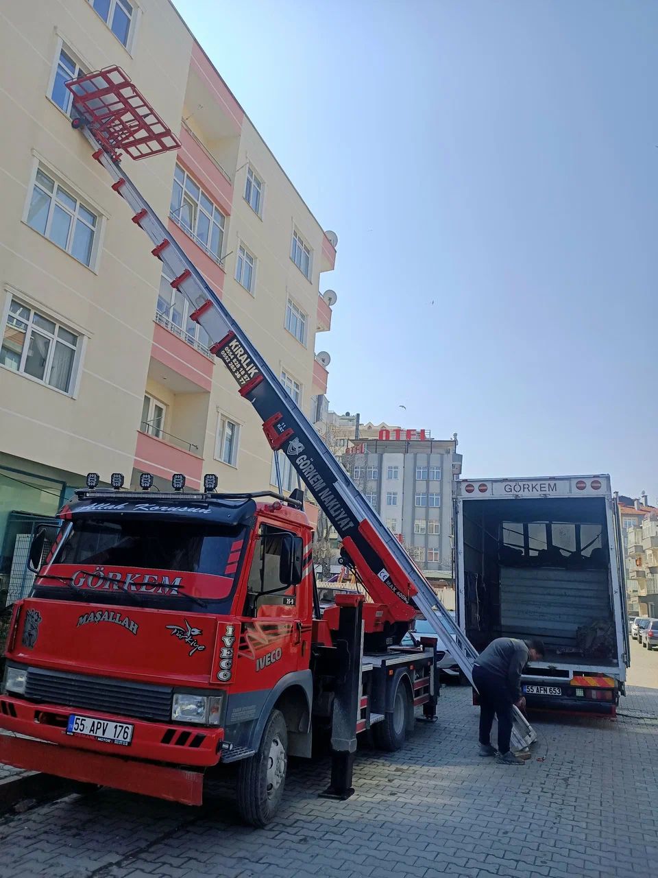 Bafra Görkem Nakliyat saha çalışması